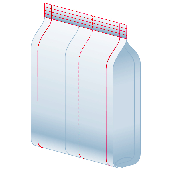 Пакет StabiloBag, шов по центру